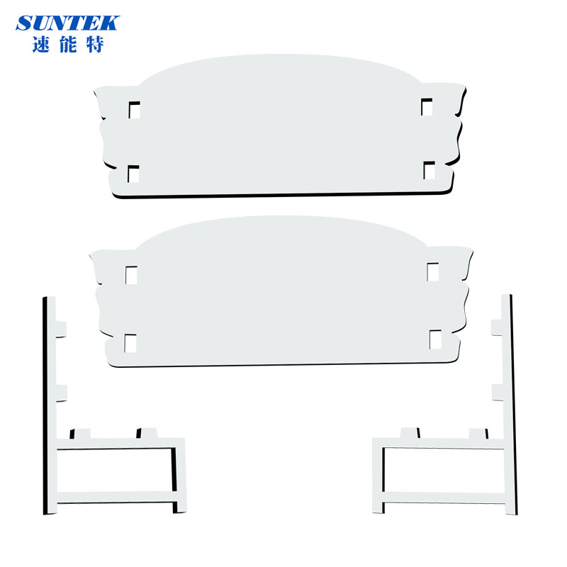 Customized Heat Transfer White Sublimation MDF Hardboard Memorial Bench