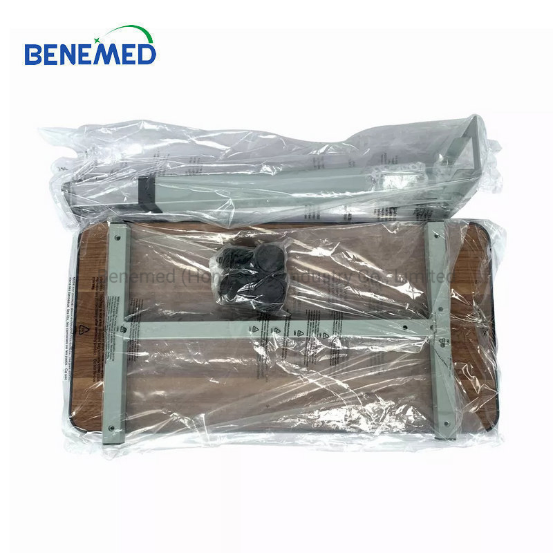Rotating Table-Top Adjustable Medical Furniture Wooden Hospital Overbed Table /Hospital Dining Table Used in Patient Rooms