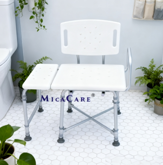 Medline Bathtub Transfer Bench Secure and Effortless Seating Solution Seniors and Adults