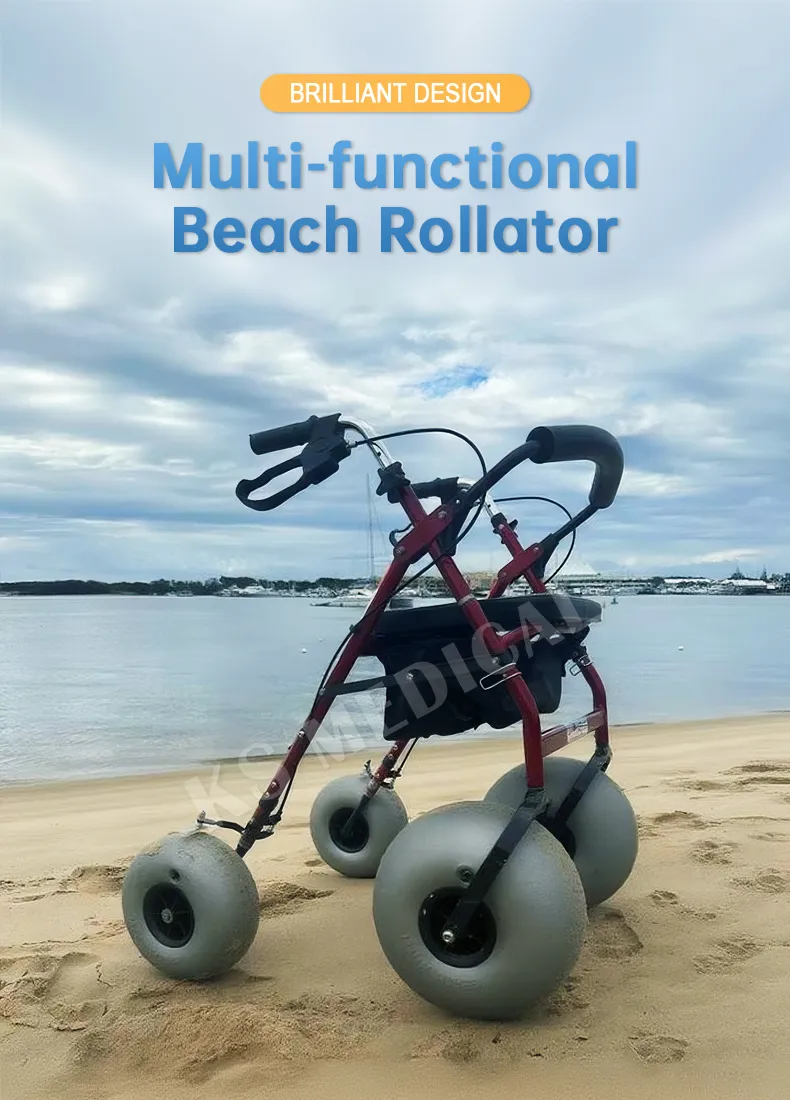 Beach Rollator Side View