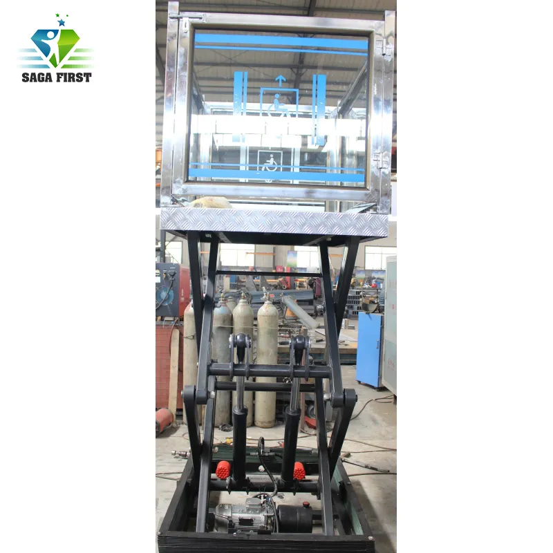 Electric Small Passenger Home Stair Hydraulic Wheelchair Lift