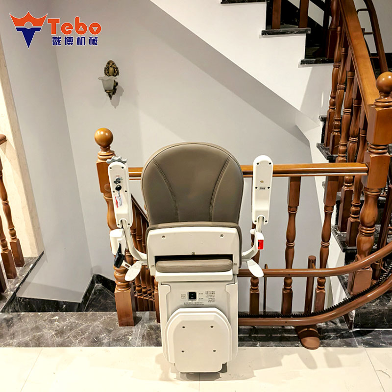 Barrier Free Curved Stair Lift for Home Accessibility