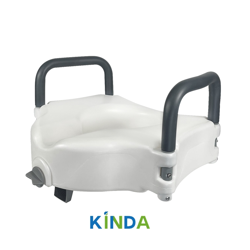 Raised Toilet Seat with Side Rails – Arthritis &amp; Balance Support