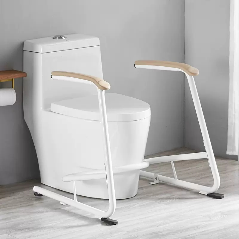 Adjustable 25-Inch Free Standing Toilet Safety Rail for Elderly &amp; Seniors