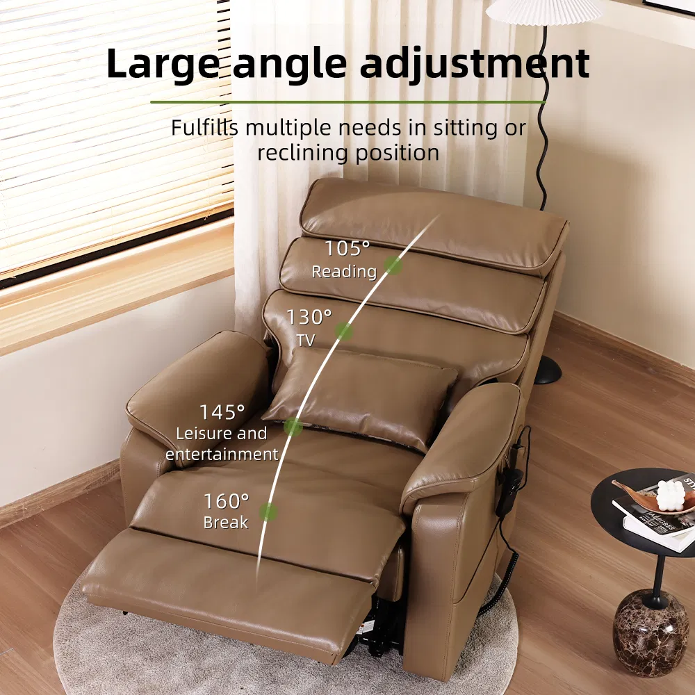 Hot Sale Living Room Furniture Elder Vertical Lifting Elderly Leather Electric Lift Chair Zero Gravity Recliner