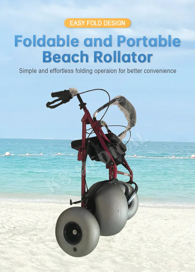Beach Rollator Usage