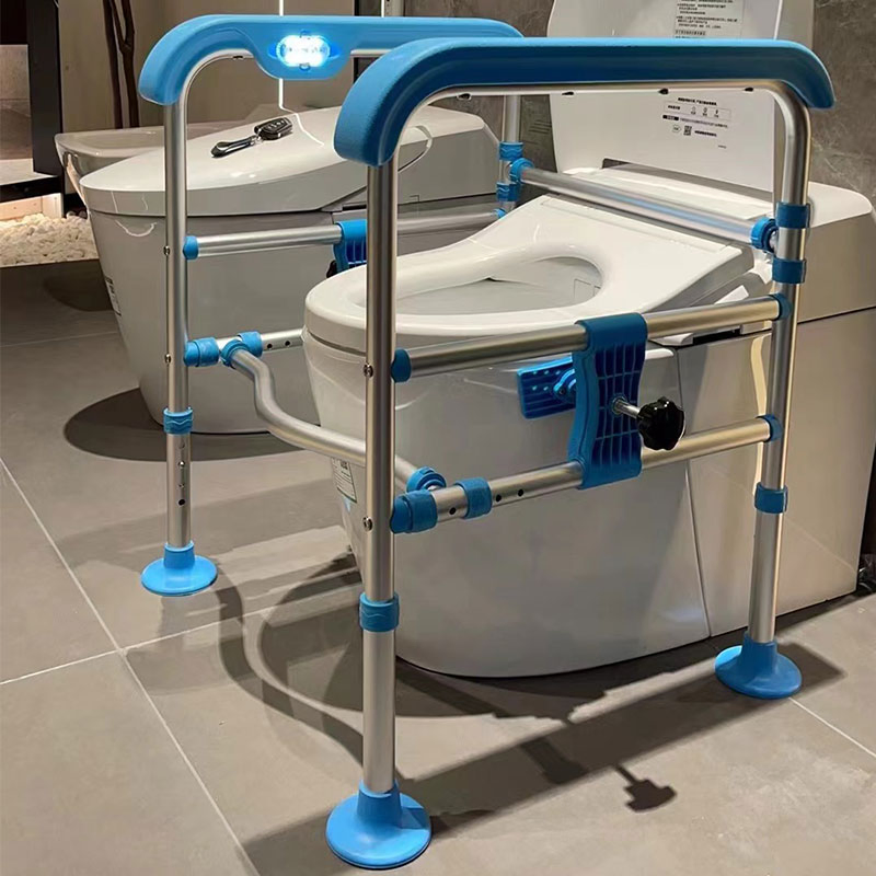 Bathroom Safety Equipment Non-Slip Height Adjustable Foldable Toilet Safety Frame Toilet Safety Rails