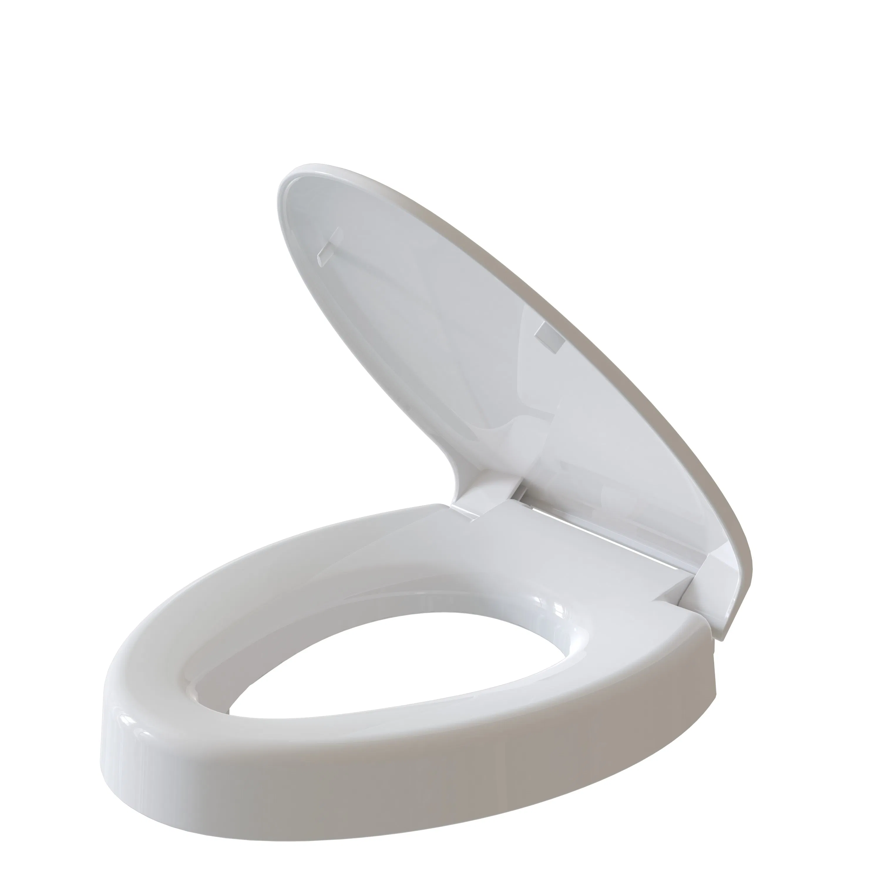 Premium Raised Toilet Seat with High of 7.6cm PP Toilet Cover