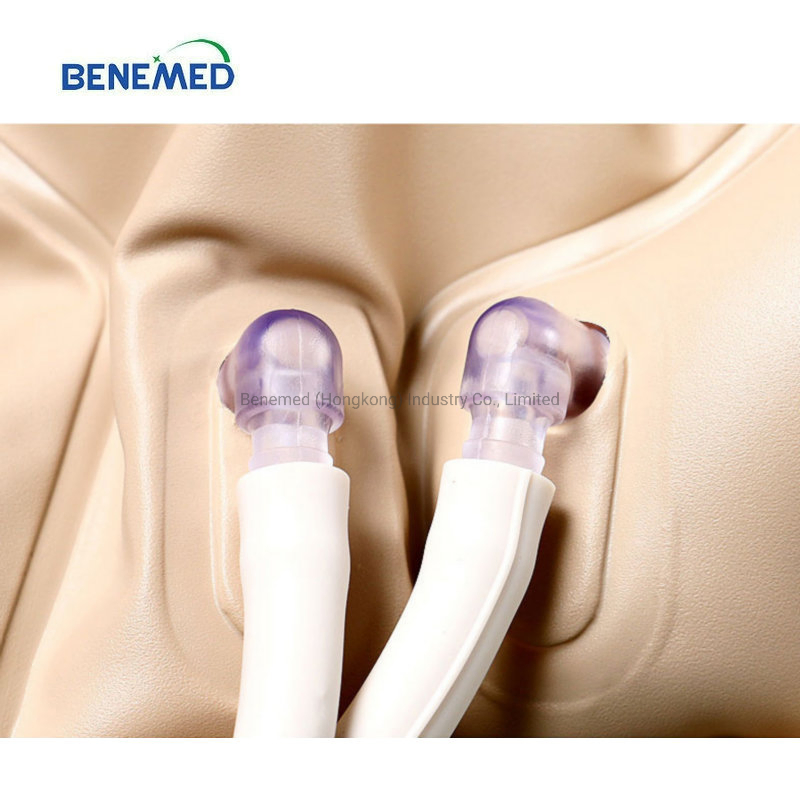 PVC Medical Ripple Bubble Tubular Anti Decubitus Air Mattress with Anti Bedsore Air Mattress Pump