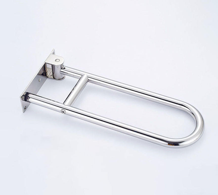 Ada Bathroom Toilet U Shaped Folding Grab Bar for Disabled
