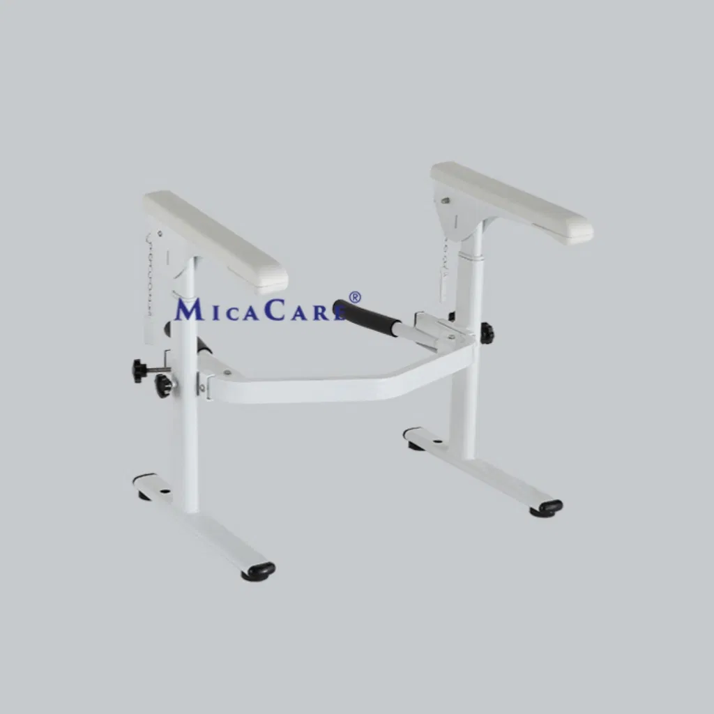 Adjustable Height Toilet Safety Rails with Ergonomic Folding Arms