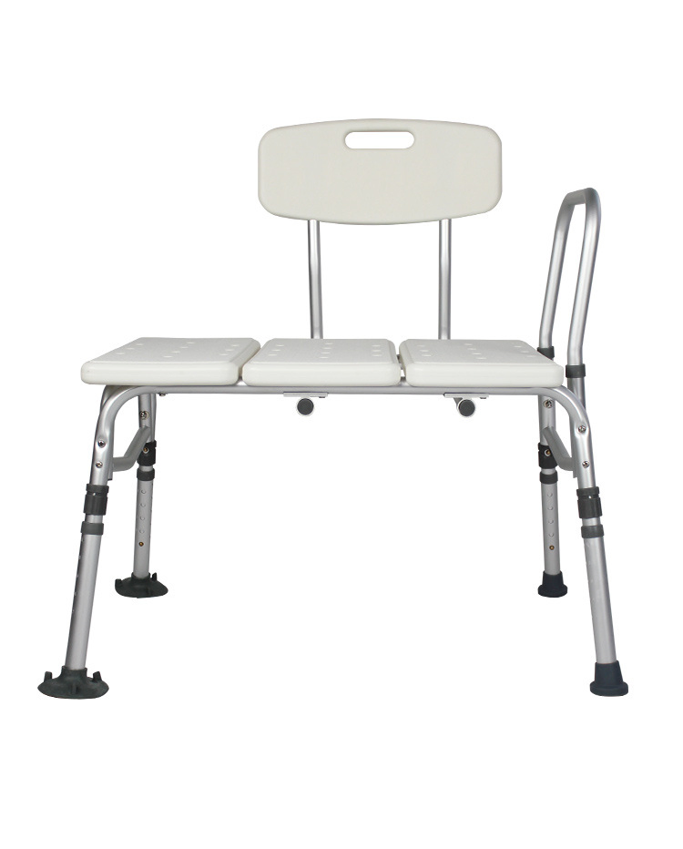 Adjustable Tub Shower Transfer Bath Bench with Back