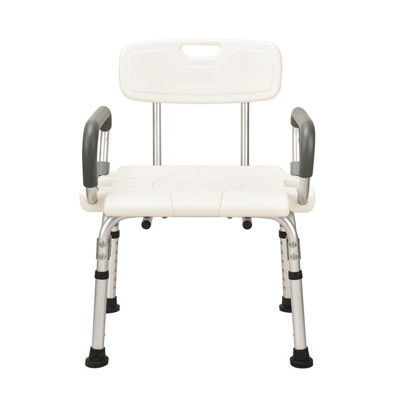 Bathroom Supplies Shower Seat Sliding Transfer Bench for Elderly Flip up Armrest