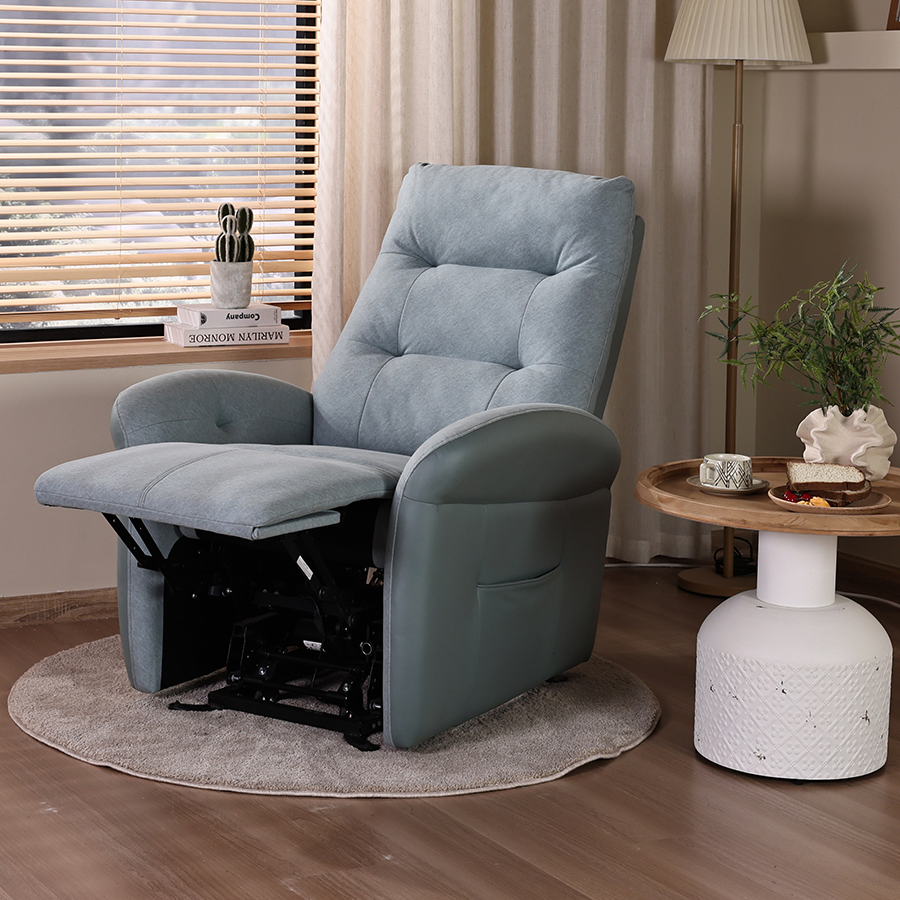 Electric Lift Recliner with Luxury Wooden Chair Elderly Care Products