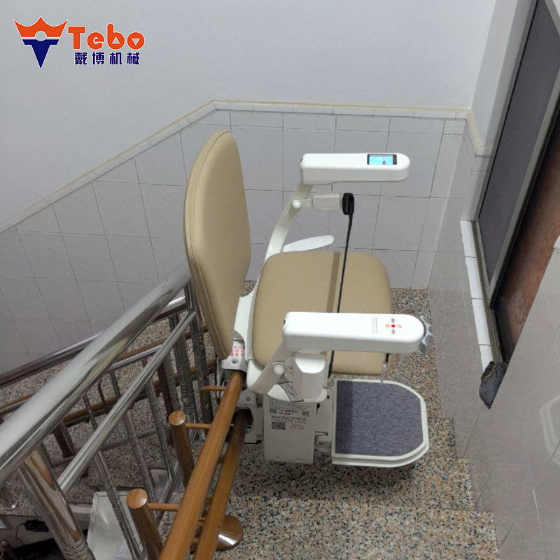 Barrier Free Curved Stair Lift for Home Accessibility