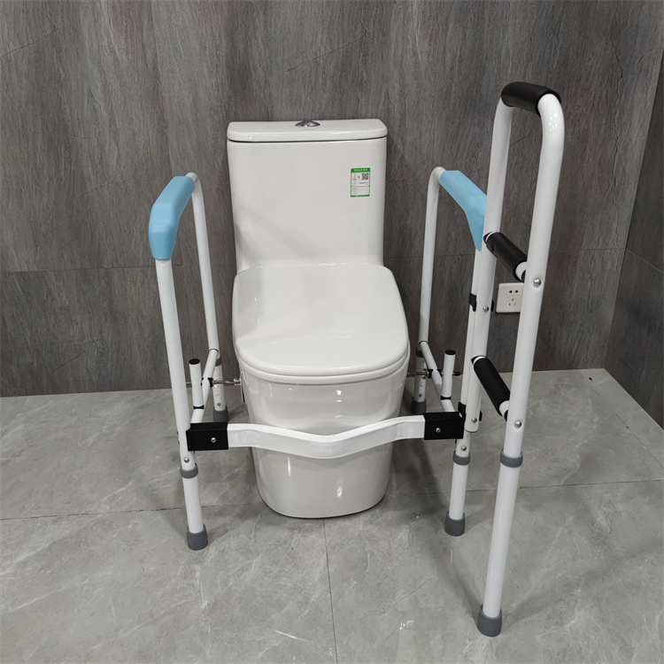 Height Adjustable Bathroom Safety Frame Handicap Toilet Safety Grab Rail
