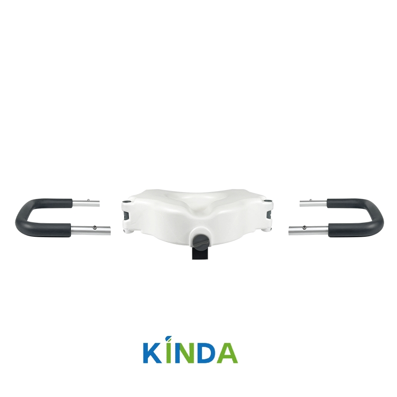 Raised Toilet Seat with Lid Discreet Home Bathroom Solution