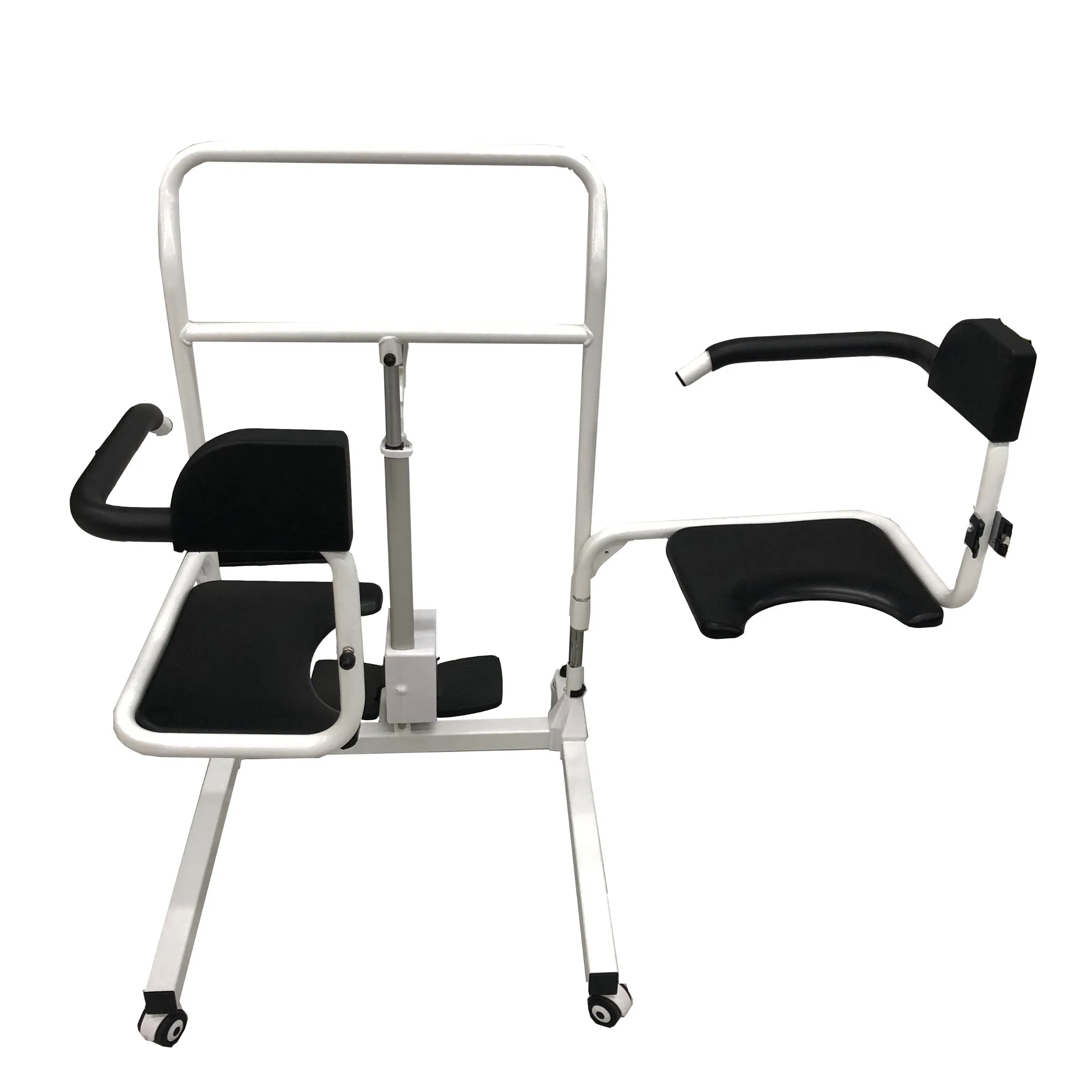 Waterproof Patient Transfer Lift with Commode for Incapacitated Bed Rest People