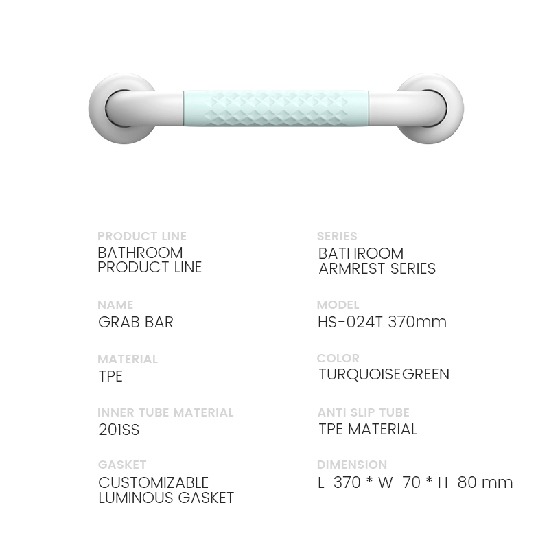 Medical Grade Toilet Grab Bar - Corrosion-Resistant Stainless Steel Safety Rail