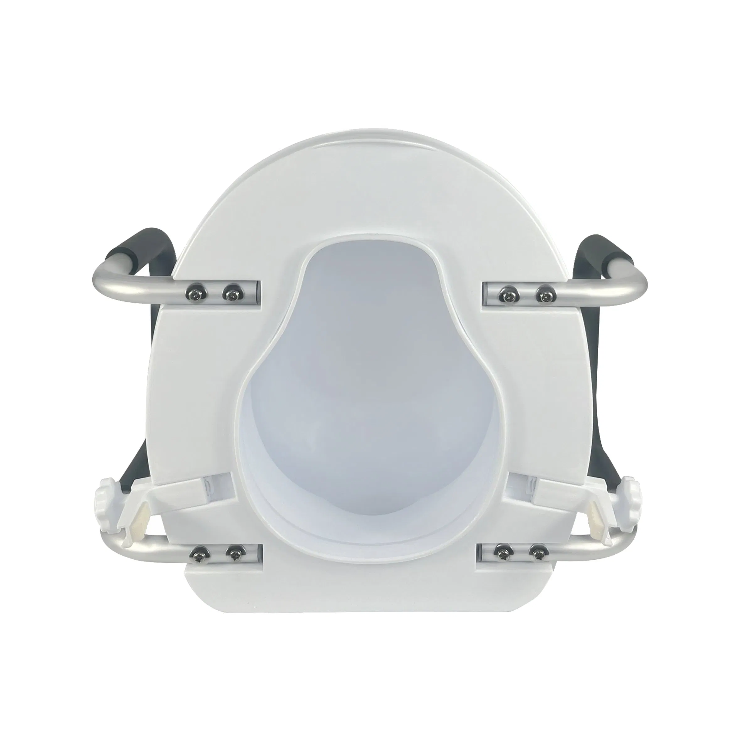 Portable Raised Toilet Seat with Handles for Elderly Care