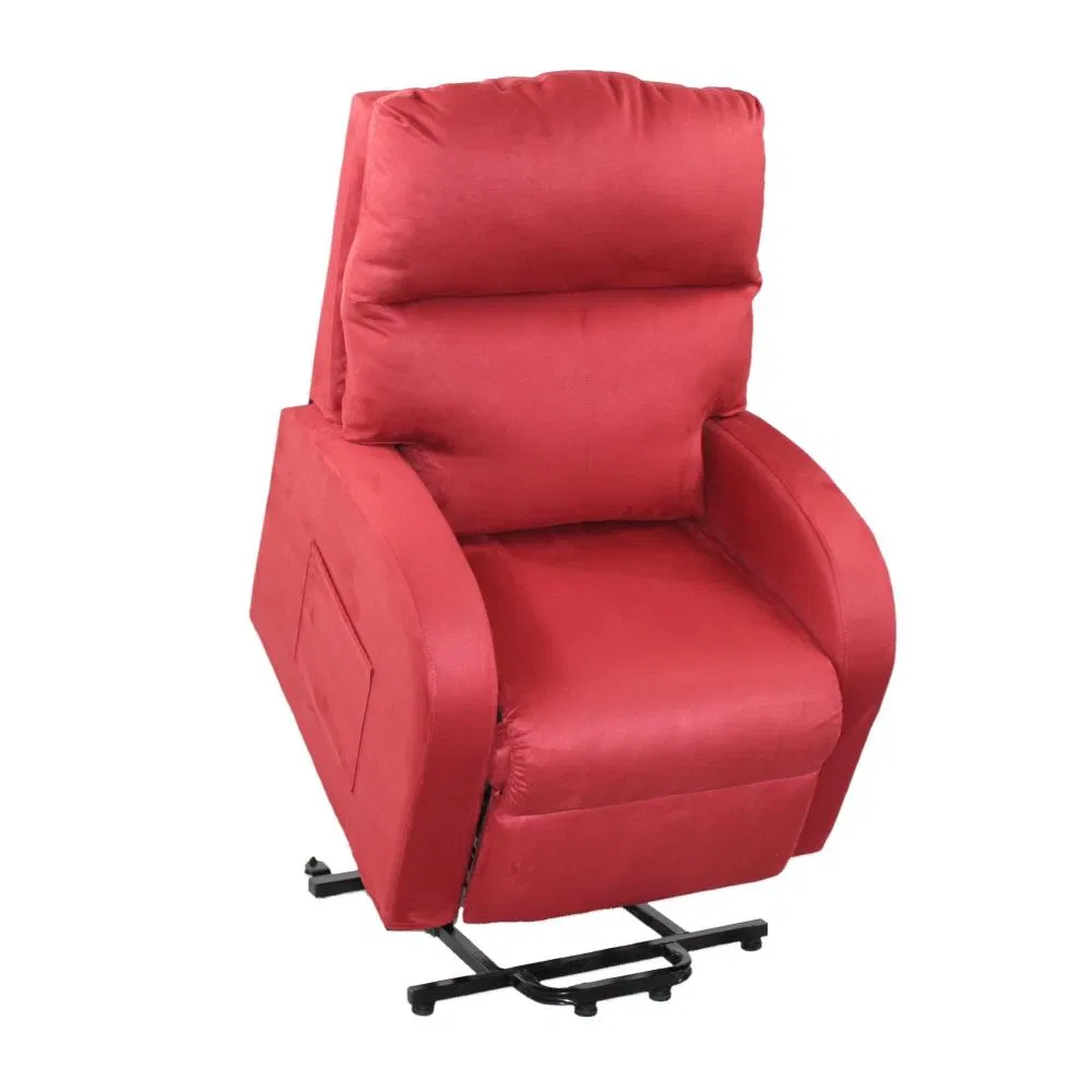 Single Seat Relax Sofa Electric Lift and Rise Recliner Massage Headrest for Old People
