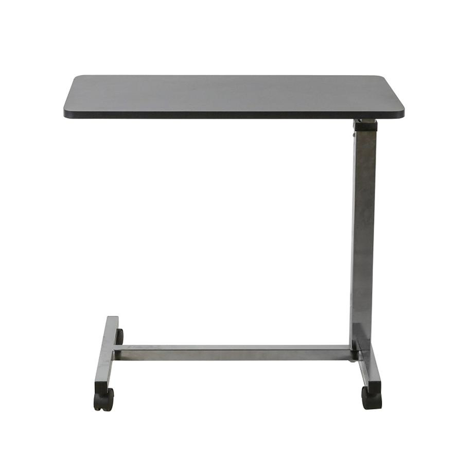 Hospital Grade Mobile Overbed Table with Adjustable Height Feature