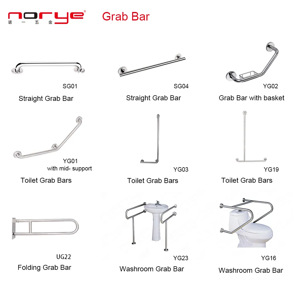 Grab Bar with Soap Holder View