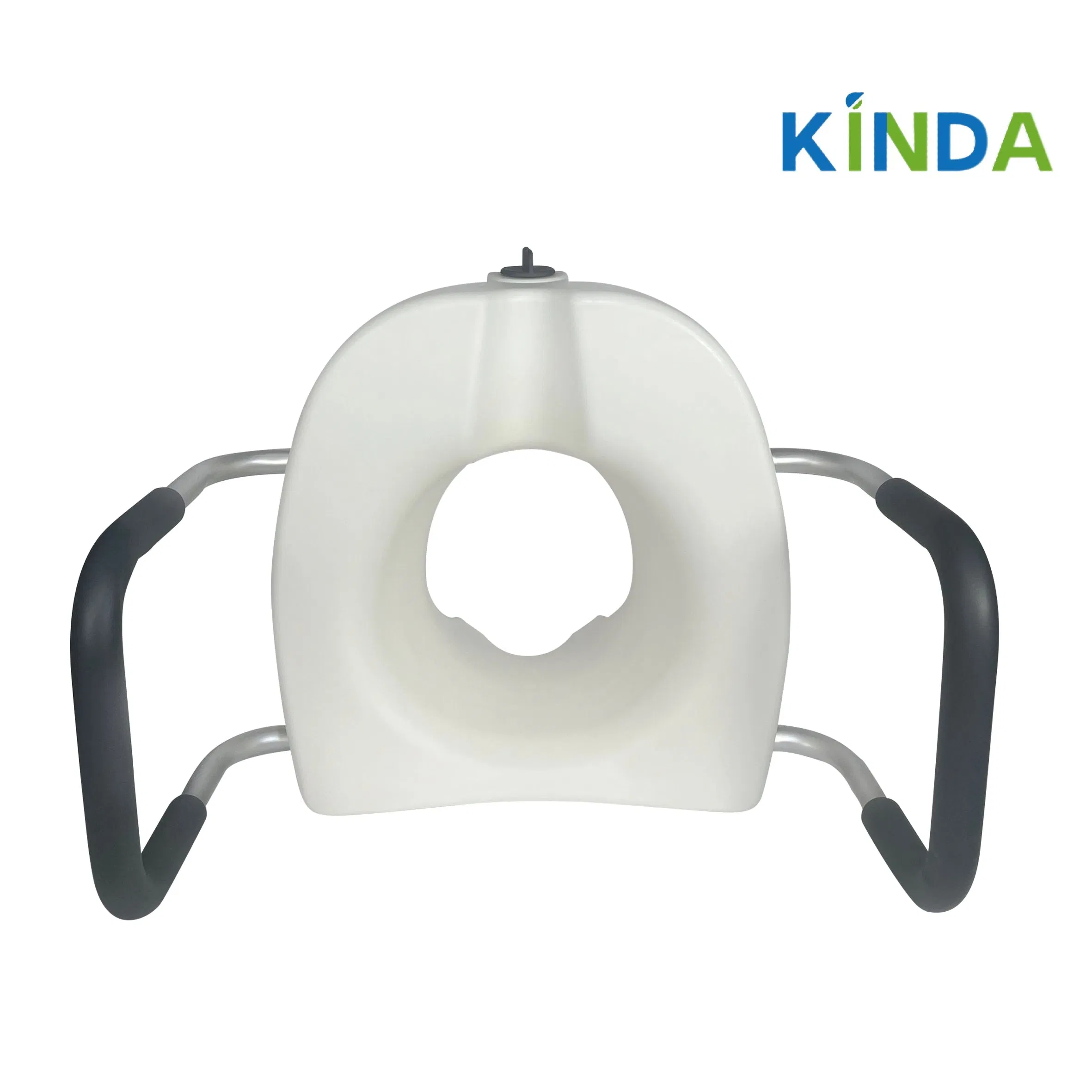 Premium Lightweight Raised Toilet Seat with Customizable Armrests Medical Use