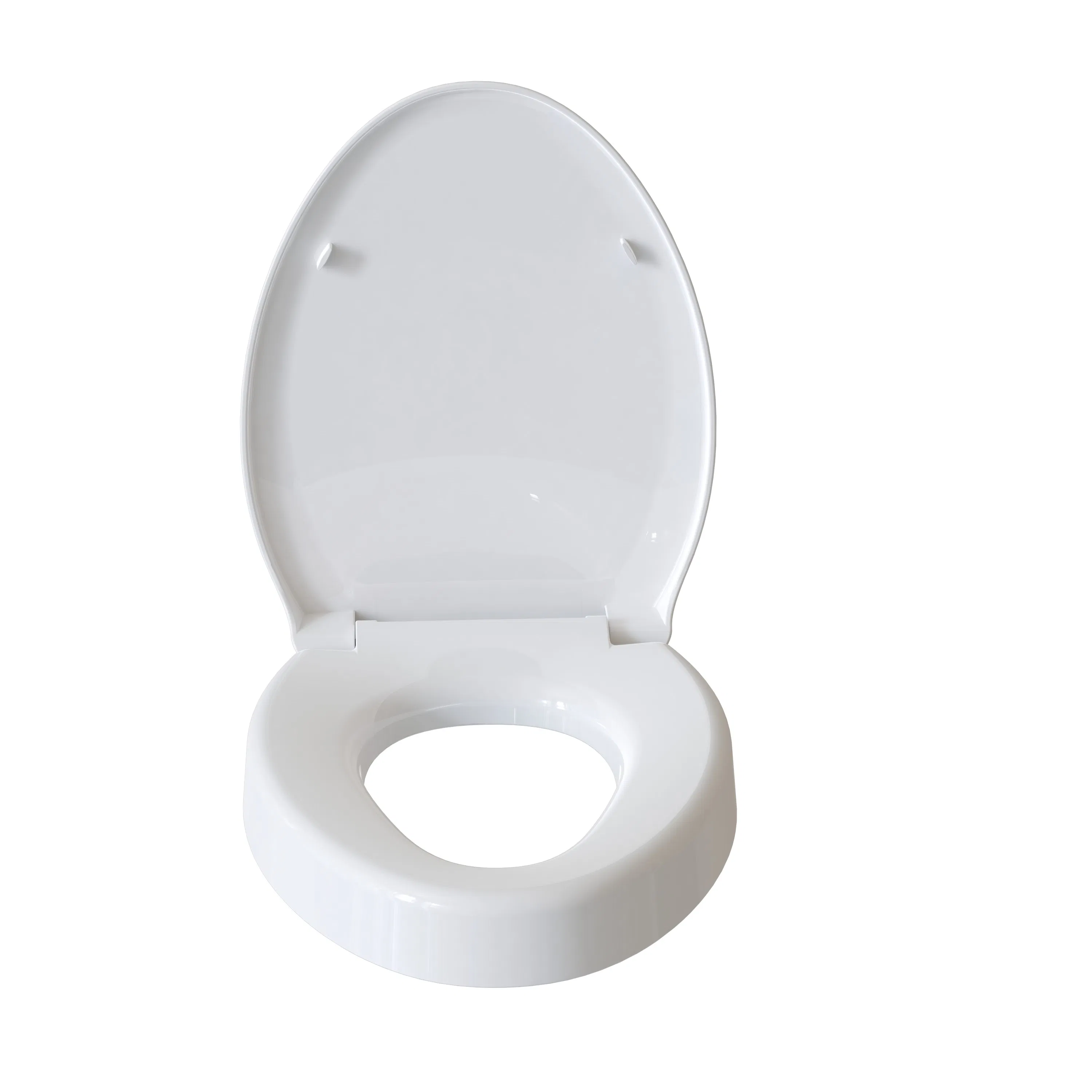 Premium Raised Toilet Seat with High of 7.6cm PP Toilet Cover