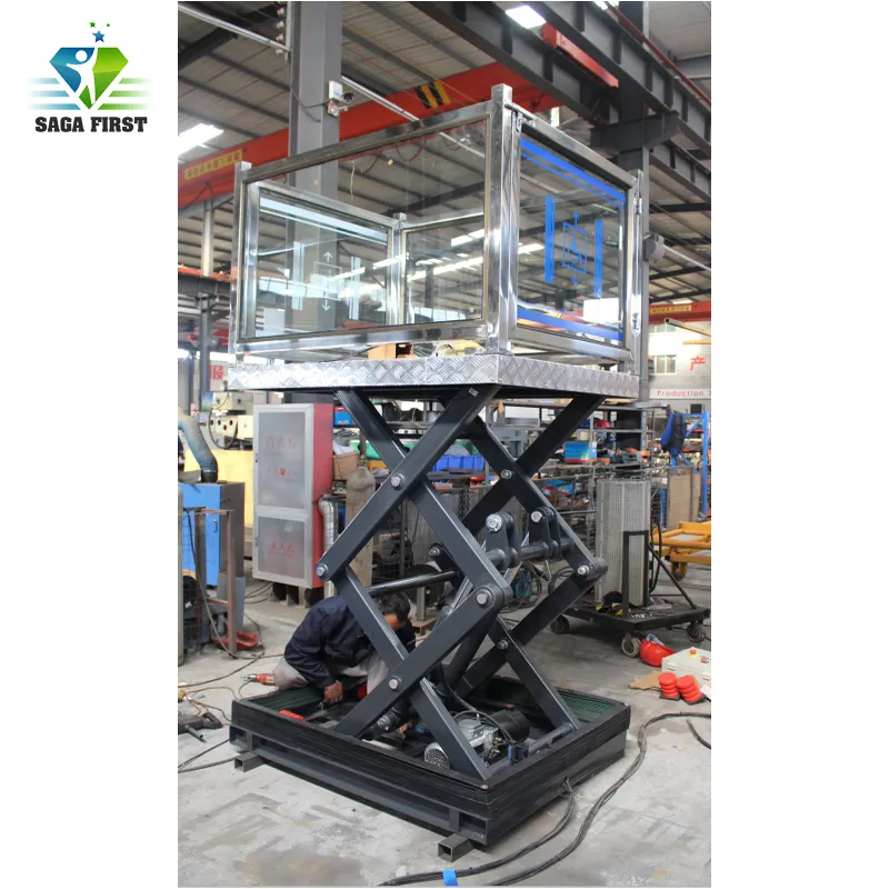 Electric Small Passenger Home Stair Hydraulic Wheelchair Lift