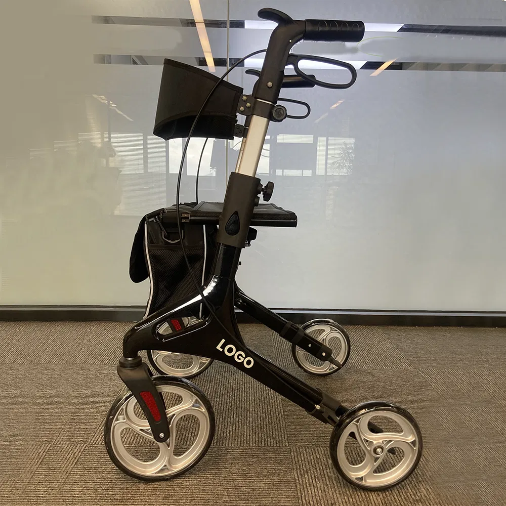 Sturdy Mobility Disabilities Walker Rollator with Seat for Stability