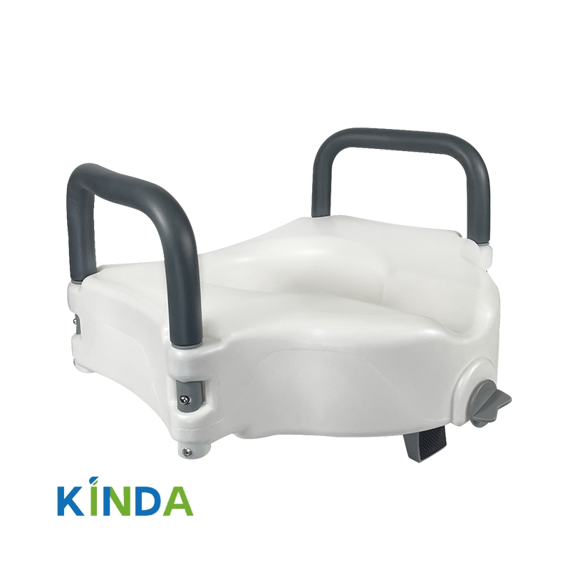 Raised Toilet Seat with Side Rails – Arthritis &amp; Balance Support