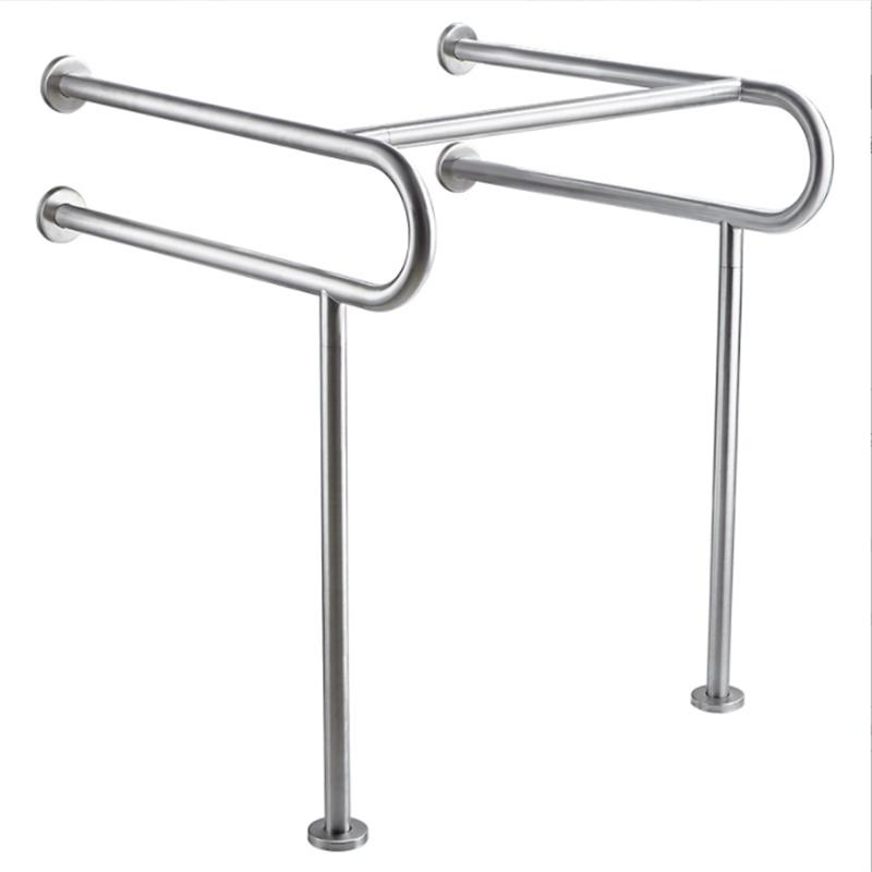 Bathroom Bracket Wall Mounted Floor Standing Toilet Grab Bar