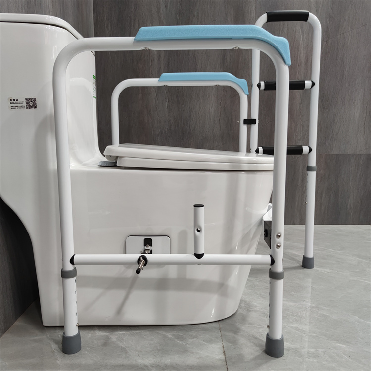 Height Adjustable Bathroom Safety Frame Handicap Toilet Safety Grab Rail