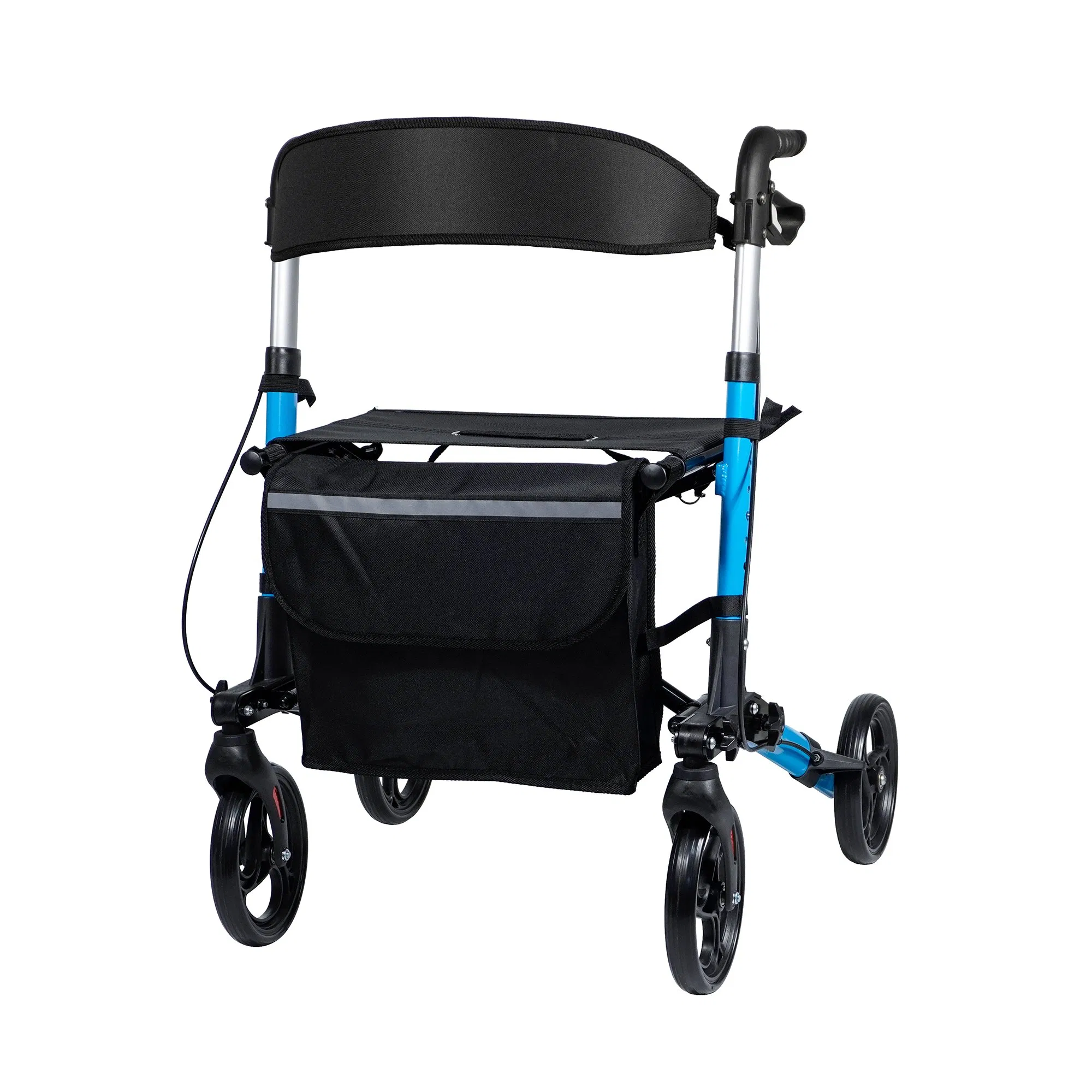 Wholesale Folding Rollator Walker with Seat - CE-Certified Rehabilitation Aid
