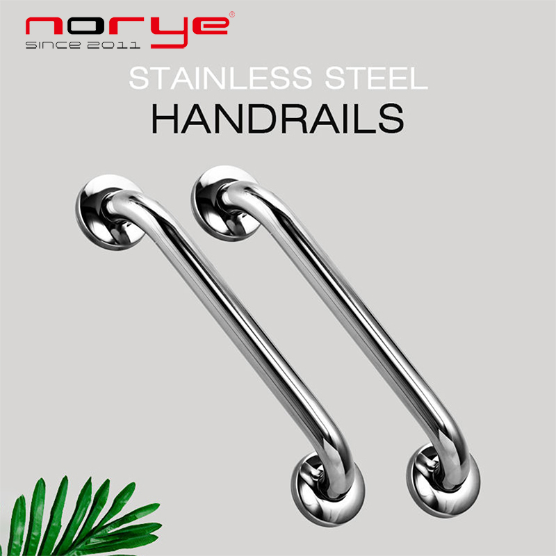 Stainless Steel 304 Handicap Rubber Grab Bar for Bathroom