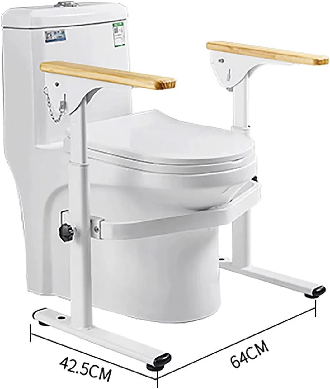 Toilet Safety Frame Rail 3