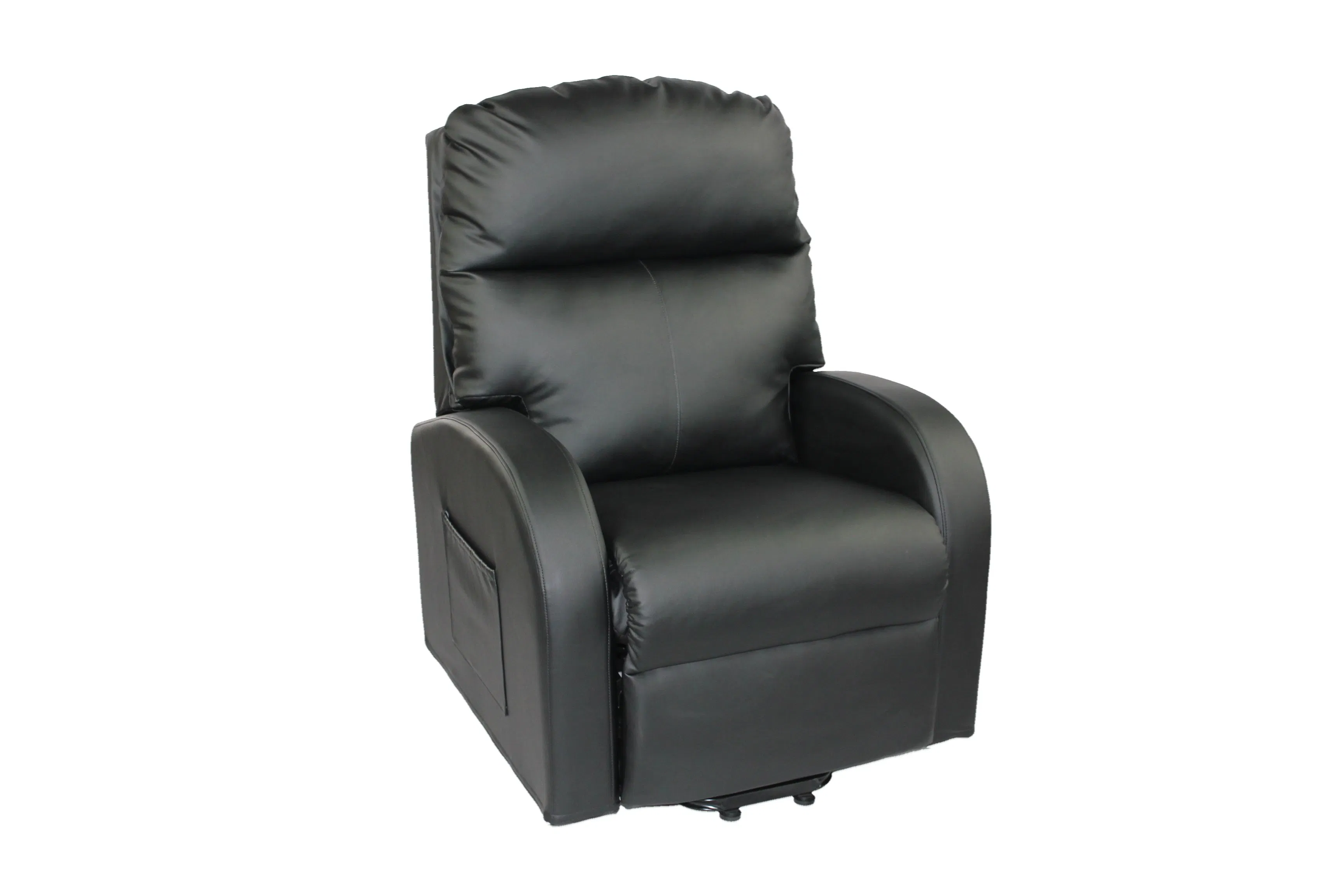 Leather, PVC Brother Medical Sectional Sofa Electric Lift Chair Recliner