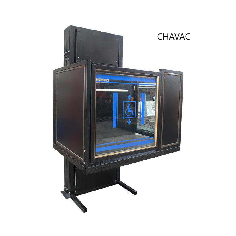 3m 4m Small Home Elevator Lift Electric Wheelchair Stair Lift for Disabled People