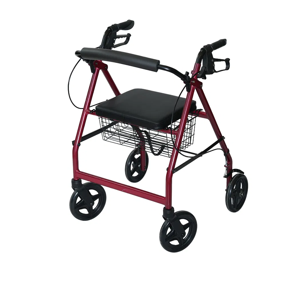 Lightweight Walker Rollator with Comfortable Seat for Seniors