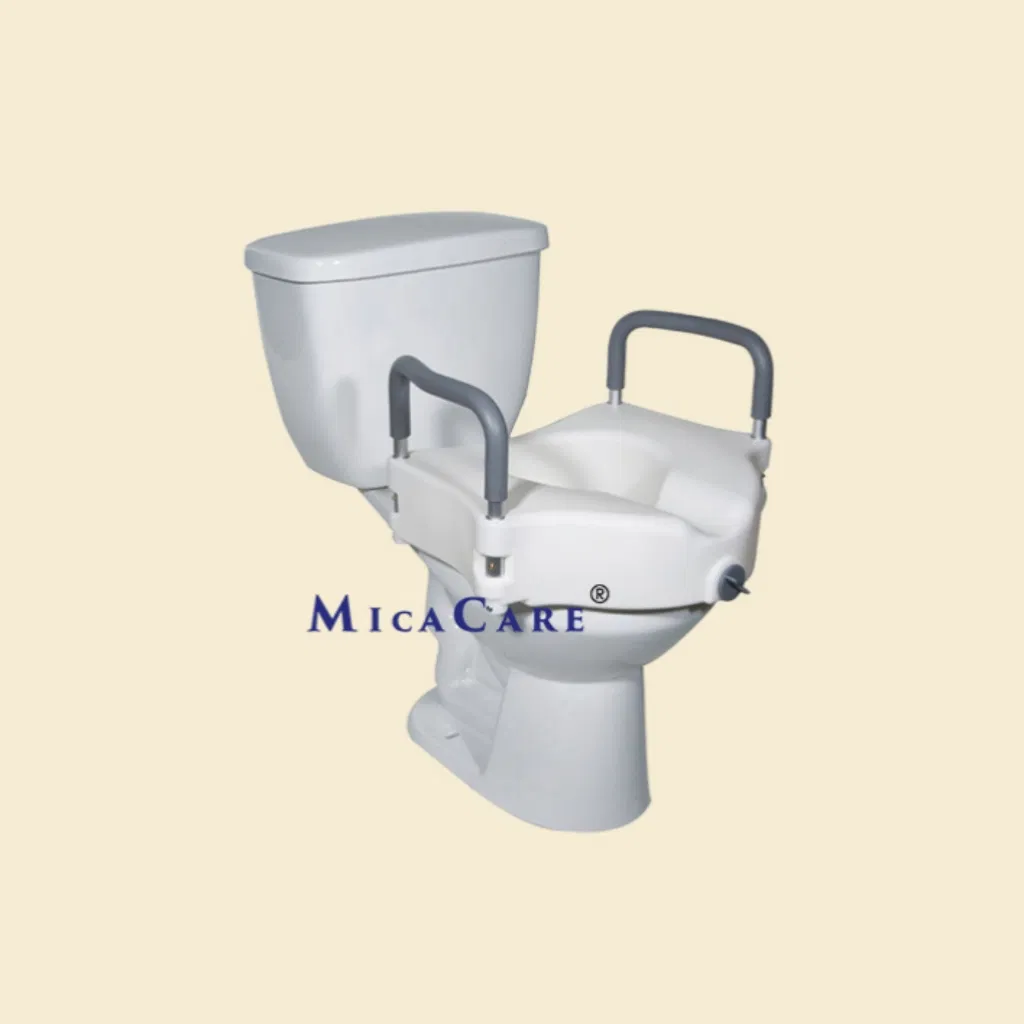 Adjustable Toilet Seat Riser for Comfort and Safety Support