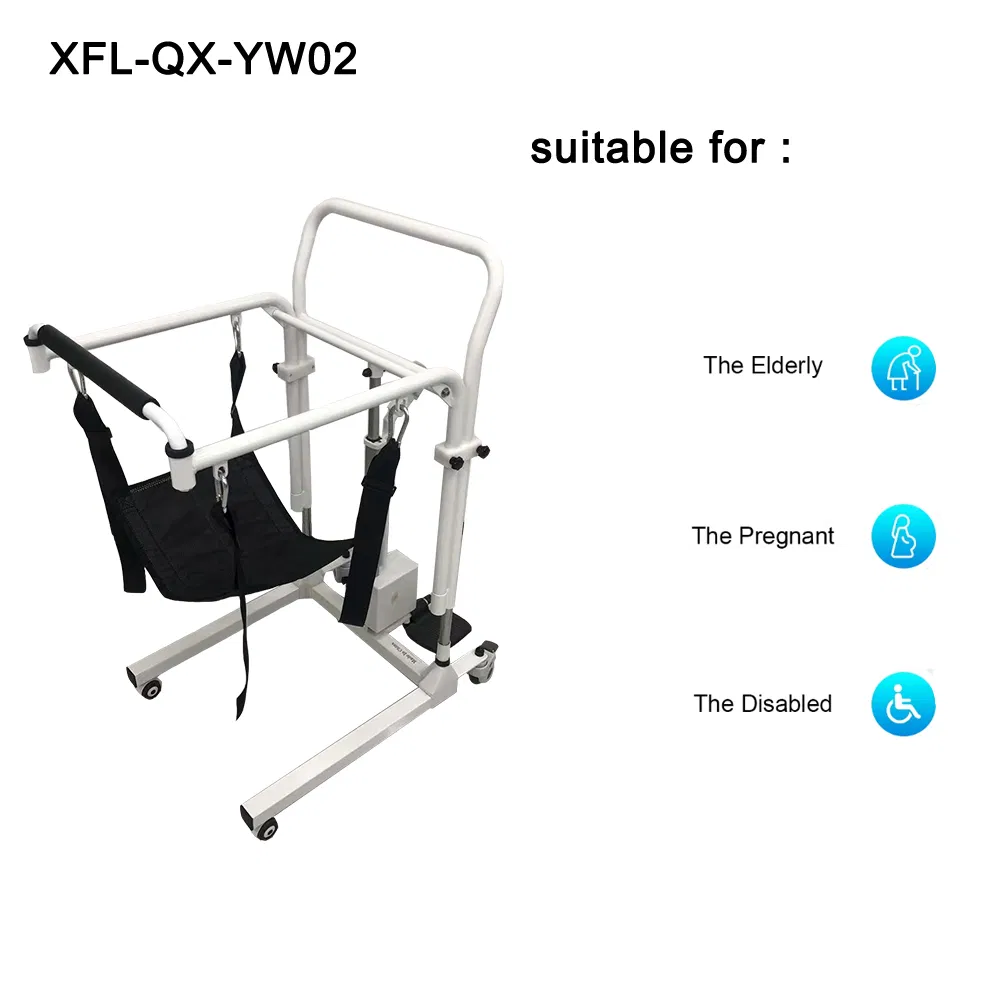 Electric Patient Lift for Elderly Care with Transfer Chair Sling