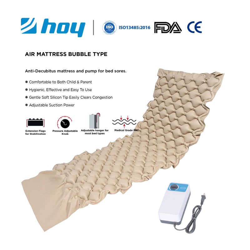 Nursing Care Alternating Pressure Anti-Decubitus Air Mattress with Pump for Hospital Bed