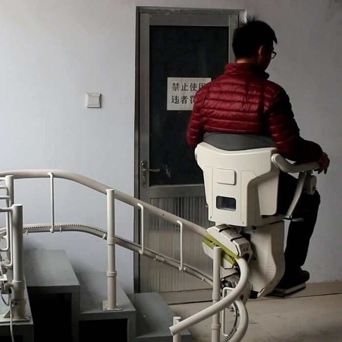 Intelligent Automatic Retractable Customized Handicap Chair Stair Lift