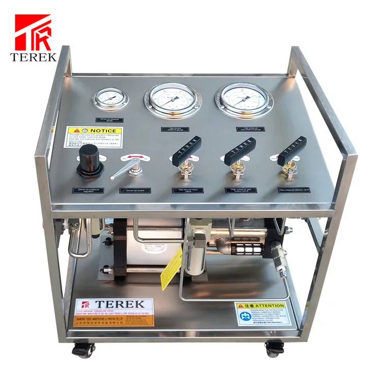 Air Driven Oxygen Cylinder Filling Transfer Machine