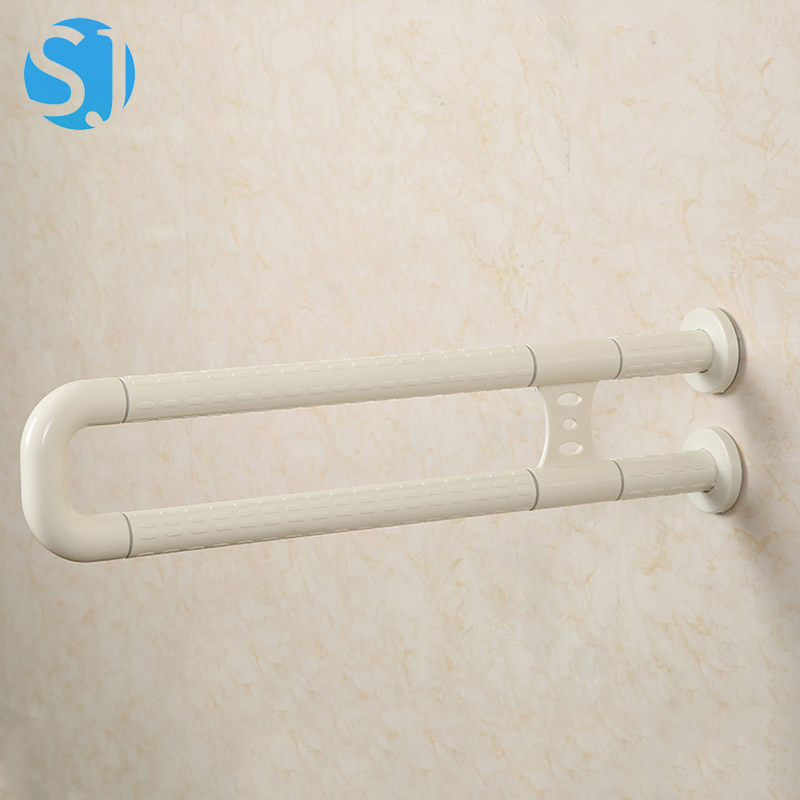 Bathroom Safety Nylon Grab Rail Wall Mounted Toilet Handrail Non-Slip Support Bar
