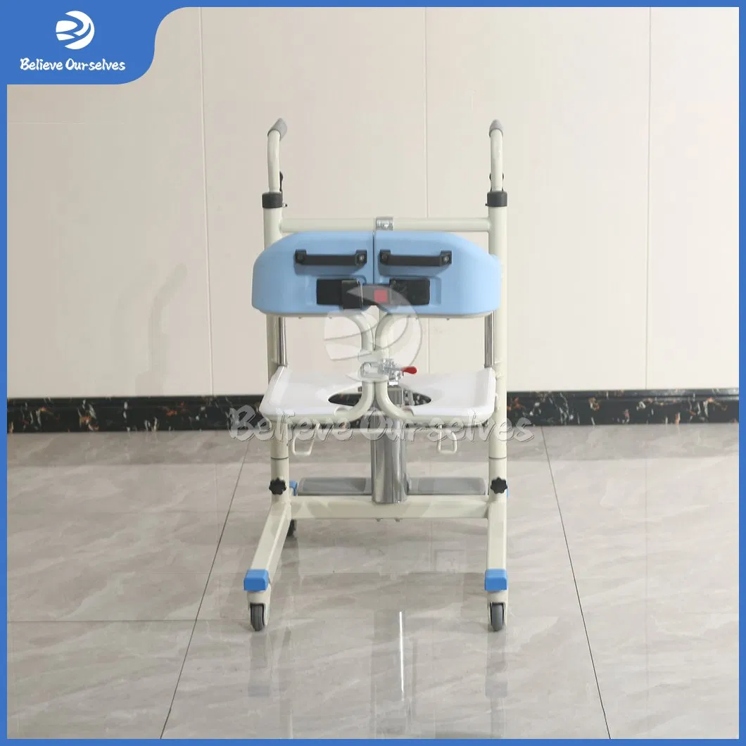 Huaren Medical Equipment Factory Patient Lifting Equipment Manual Portable Foldable Height Adjustment Hospital Mobile Patient Lift Ywj01