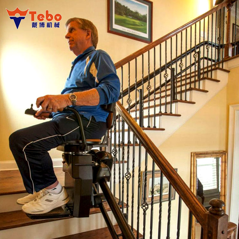 Barrier Free Curved Stair Lift for Home Accessibility