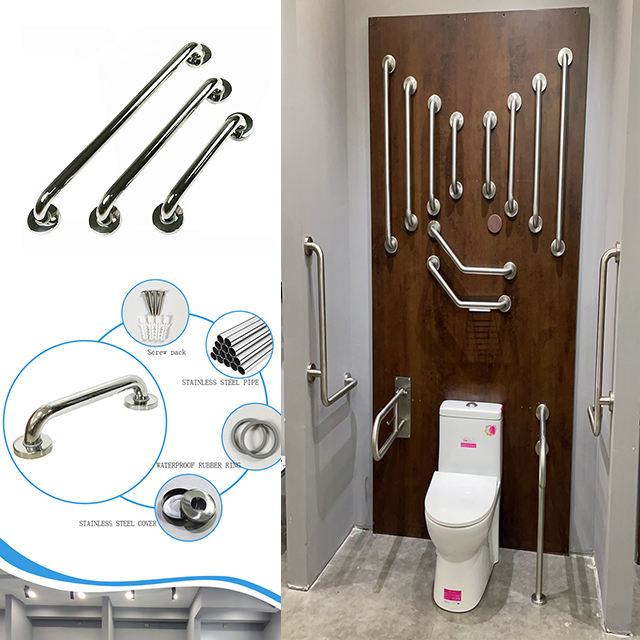 Safety Grab Bar for Toilet Handicap Safety Support Rail for Elders