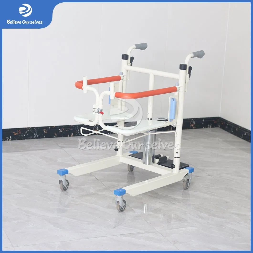 Huaren Home Medical Equipment Suppliers Freedom Transfer Patient Lift China Ywj-02 Configure Emergency Stop Switch Transfer Chair Commode